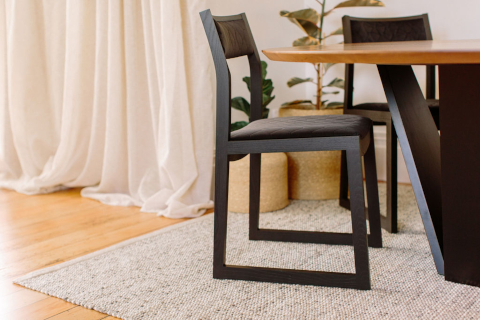 Grado Padded Back Chair Blackweb